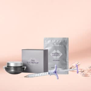 One Tear Trough Filler treatment, SkinMedica TNS Eye Repair and 6 SkinMedica Instant Bright Eye Masks